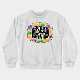 Mardi Gras King Cake Crewneck Sweatshirt